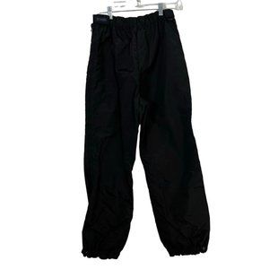 COLUMBIA Black‎ Purple Reversible Ski Pants Snowboard SIDE ZIP Women Large
